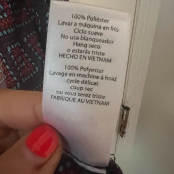 LuLaRoe Multicolor Patterned Kimono size S (SKU-D-132) - Picture 5 of 9